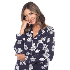 Women's Long Sleeve Floral Pajama Set