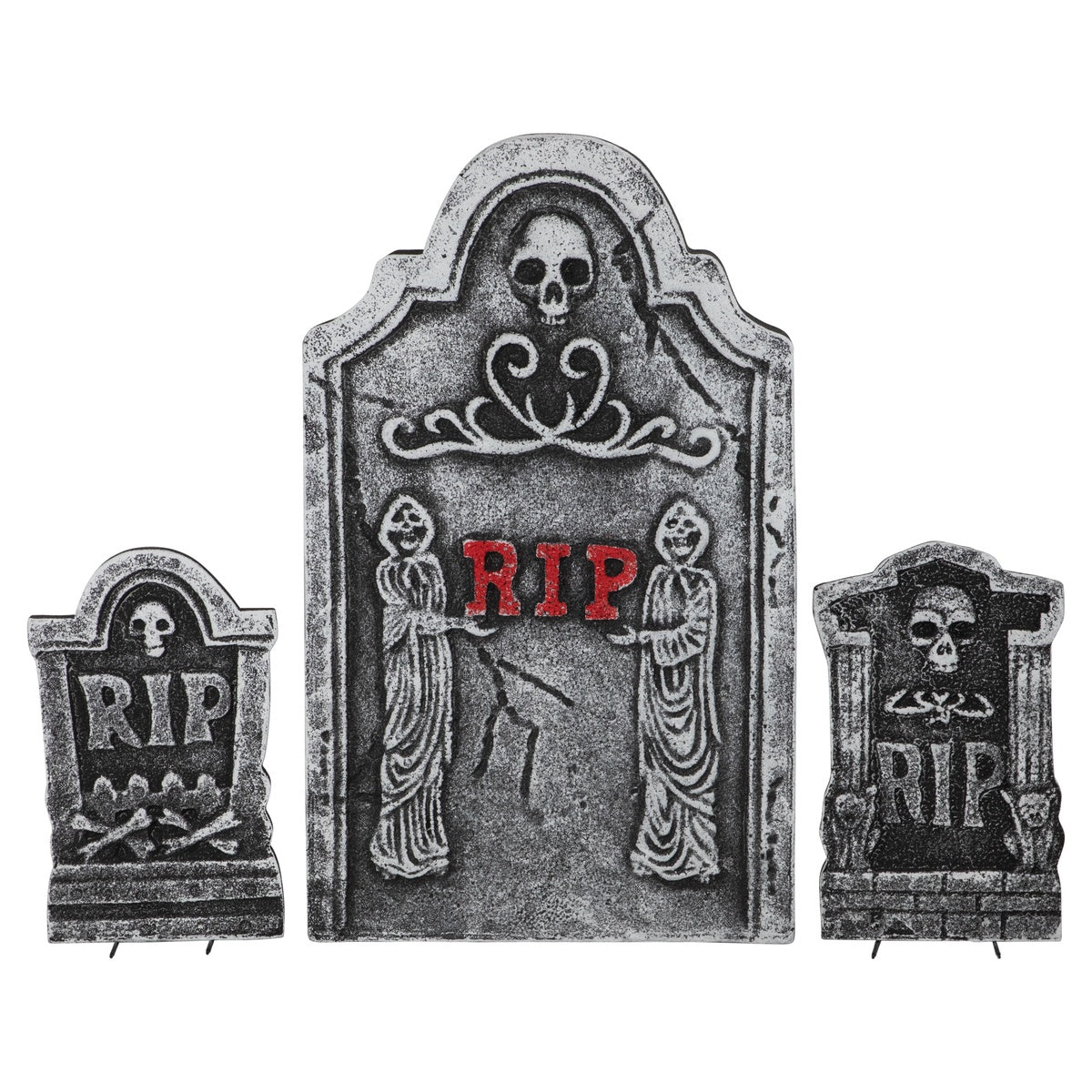  Northlight Tombstone RIP Set Outdoor Halloween Decoration - 24pc - Default Title - Bonton