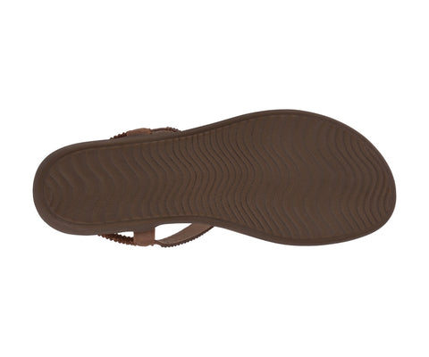 Women's Lori Bronze Embellished Flat Sandals
