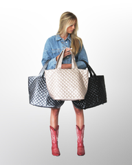 The Debra Diamond Tote Gunmetal