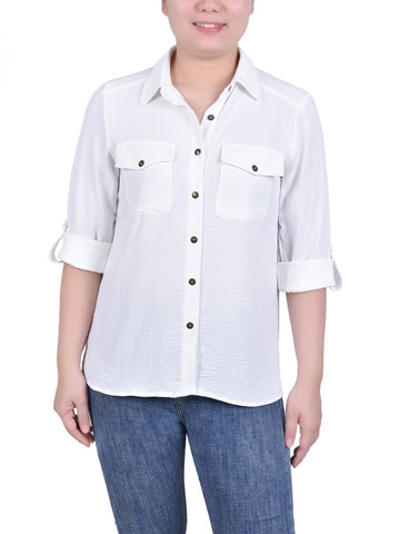 Roll Tab Blouse