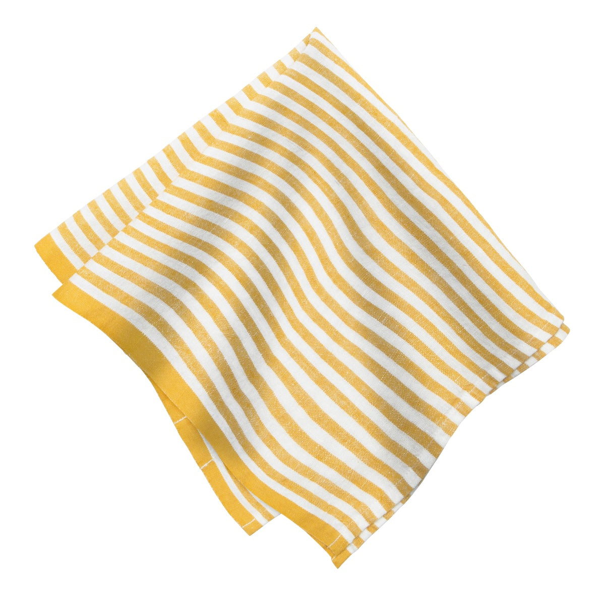  Caravan Ticking Stripe Napkin 20x20 - Set of 4 - Basil - Bonton