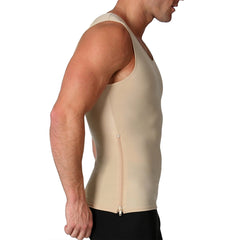 Insta Slim Compression Sleeveless Muscle Tank With Zipper MS00Z1