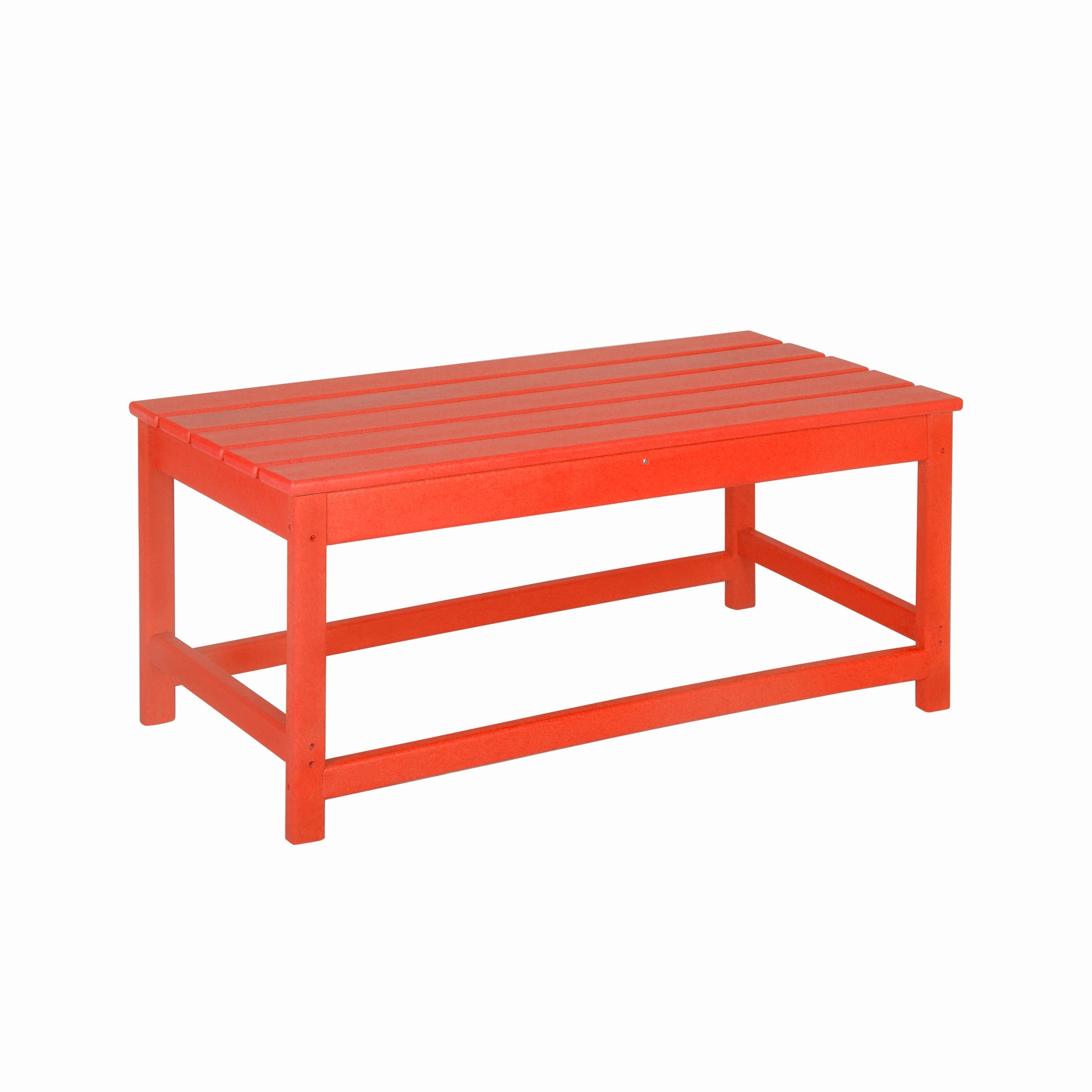  Westin Furniture Outdoor Patio Classic Adirondack Coffee Table - Orange - Bonton