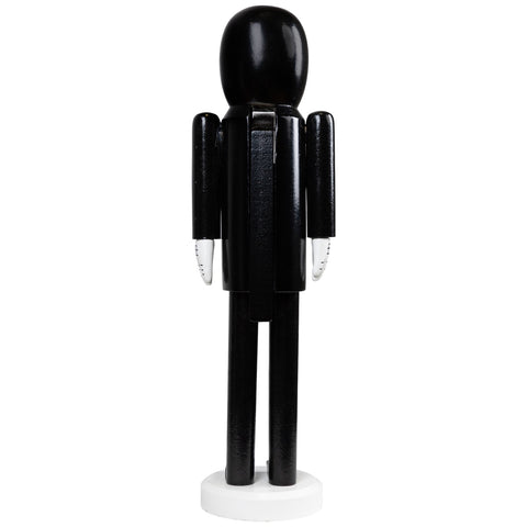 Skeleton Halloween Nutcracker - 14" - Black and White