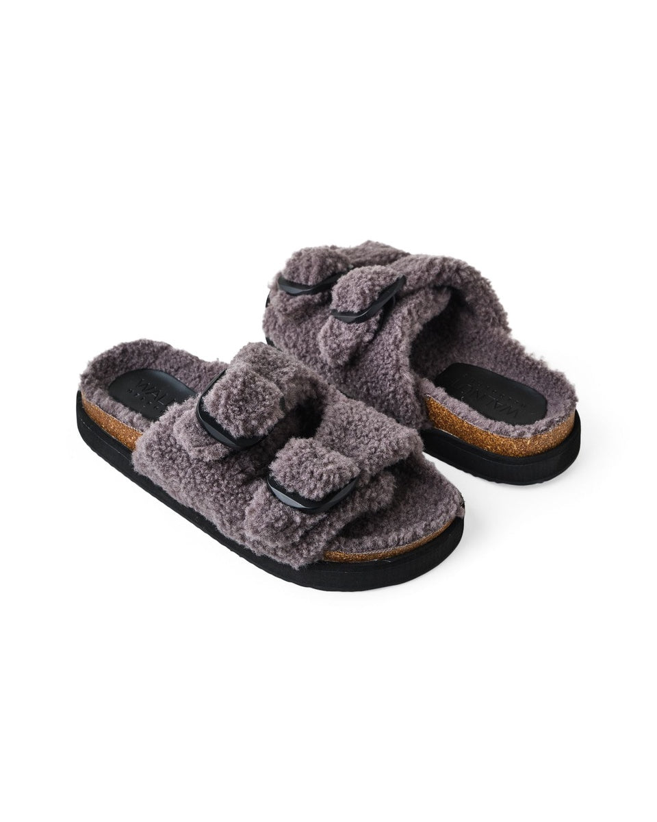  Walnut Melbourne Molly - Slide - Charcoal - Bonton