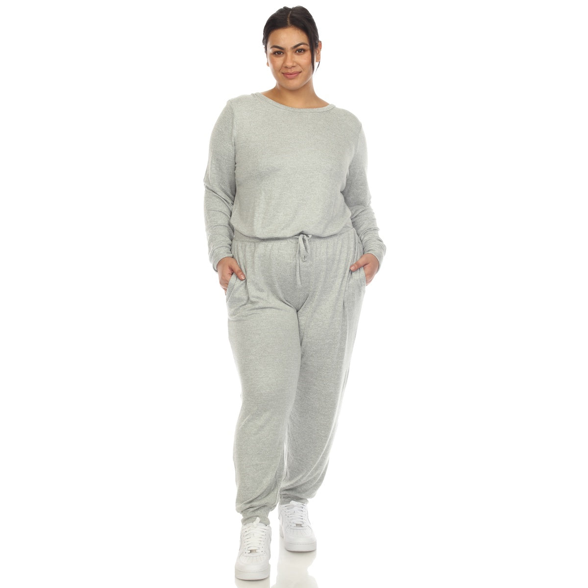  White Mark Plus Size 2 Piece Lounge Set - 3X - Bonton