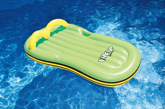 78" Inflatable Green Flip Flop Lounge Swimming Pool Float