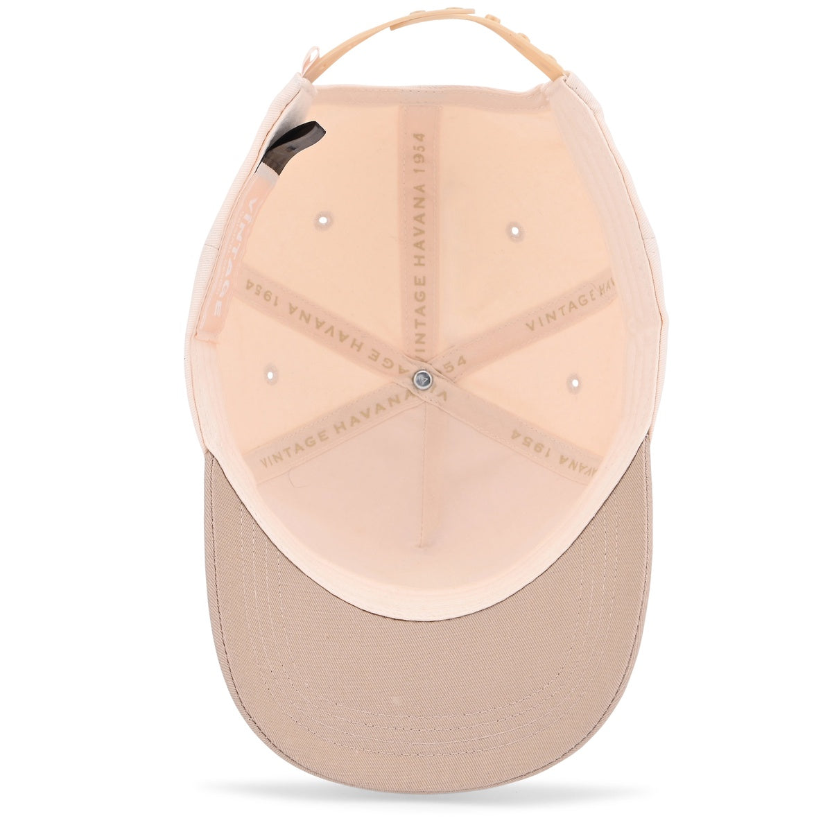  Vintage Havana Vintage Havana Trucker Hat for Women – Khaki & Tan Adjustable Cap – Pearl Star - Default Title - Bonton