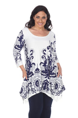 Plus Size Yanette Tunic Top