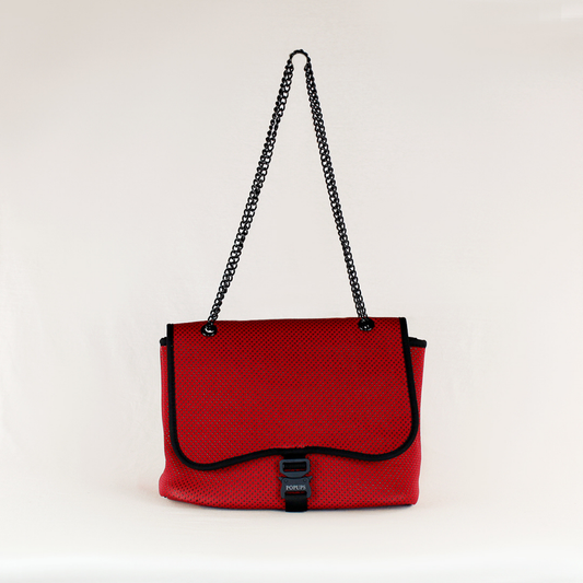 Flap Crossbody Red