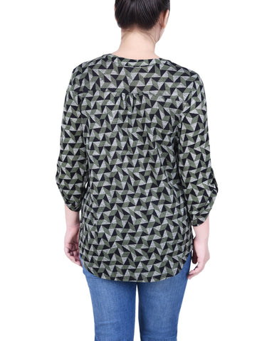 3/4 Roll Sleeve Top