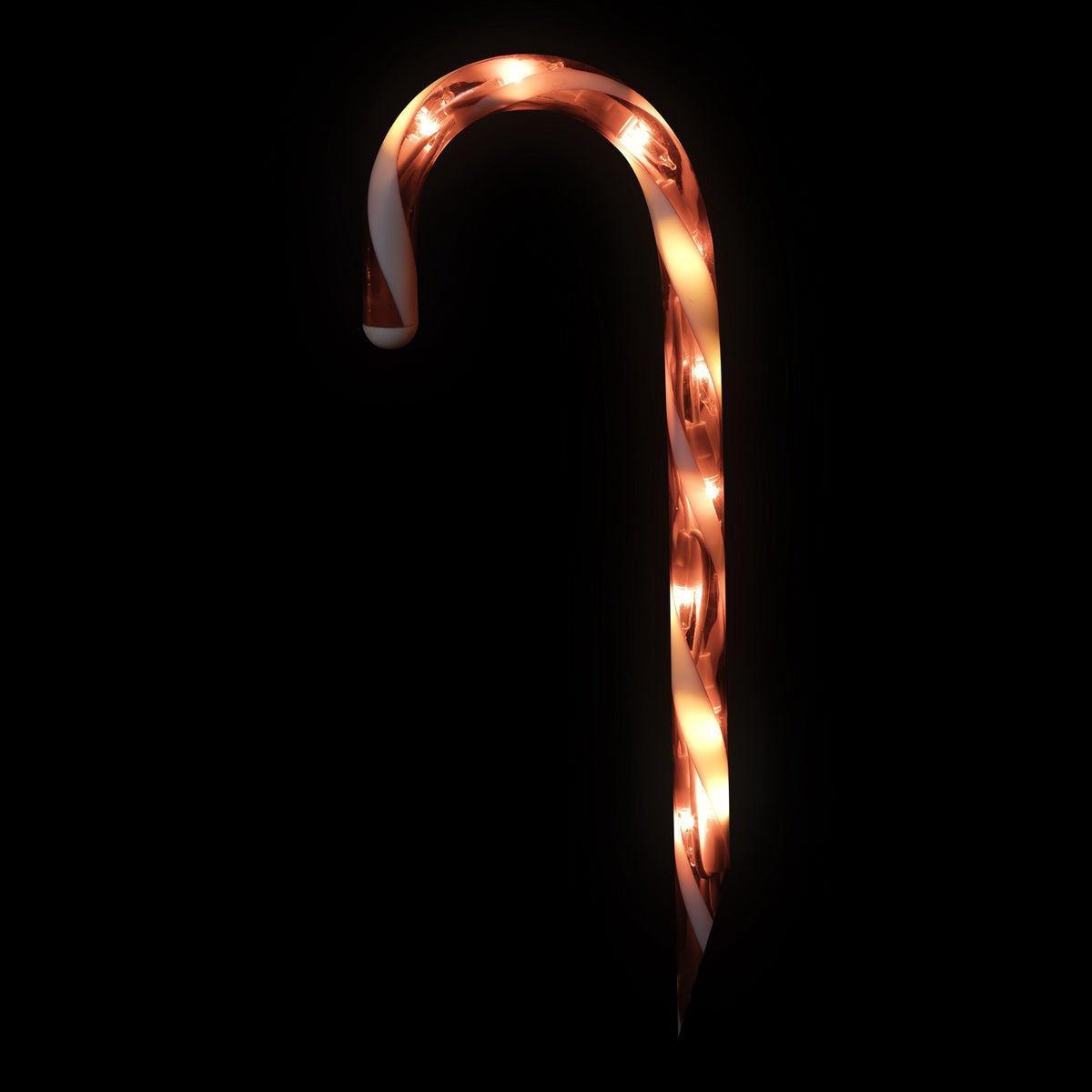  Northlight Lighted Candy Cane Outdoor Christmas Pathway Markers - 13.5' White Wire - Set of 10 - Default Title - Bonton