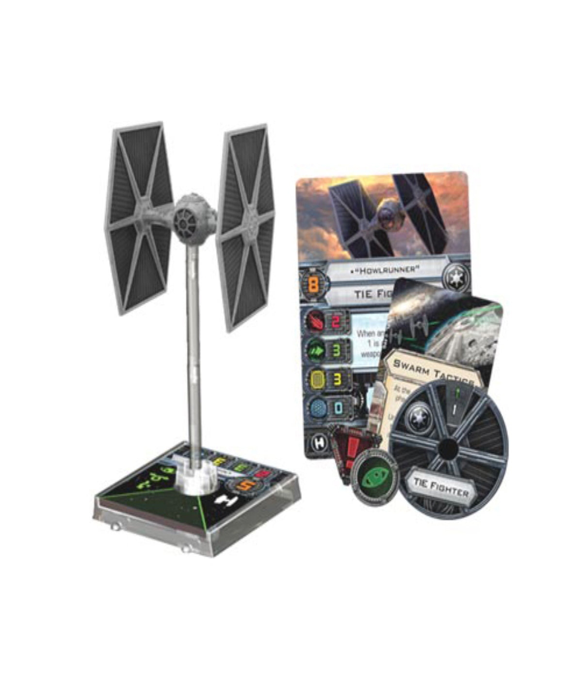  Star Wars X-Wing Miniatures Game - TIE Fighter Expansion Pack Multi - Multi - Bonton