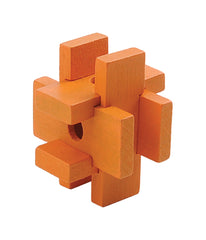 Set of 4 Wood Puzzles Multi