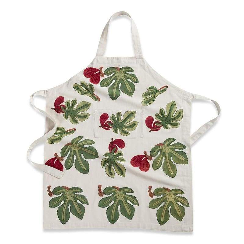  Couleur Nature Fig Red/Green Apron - Red/Green - Bonton