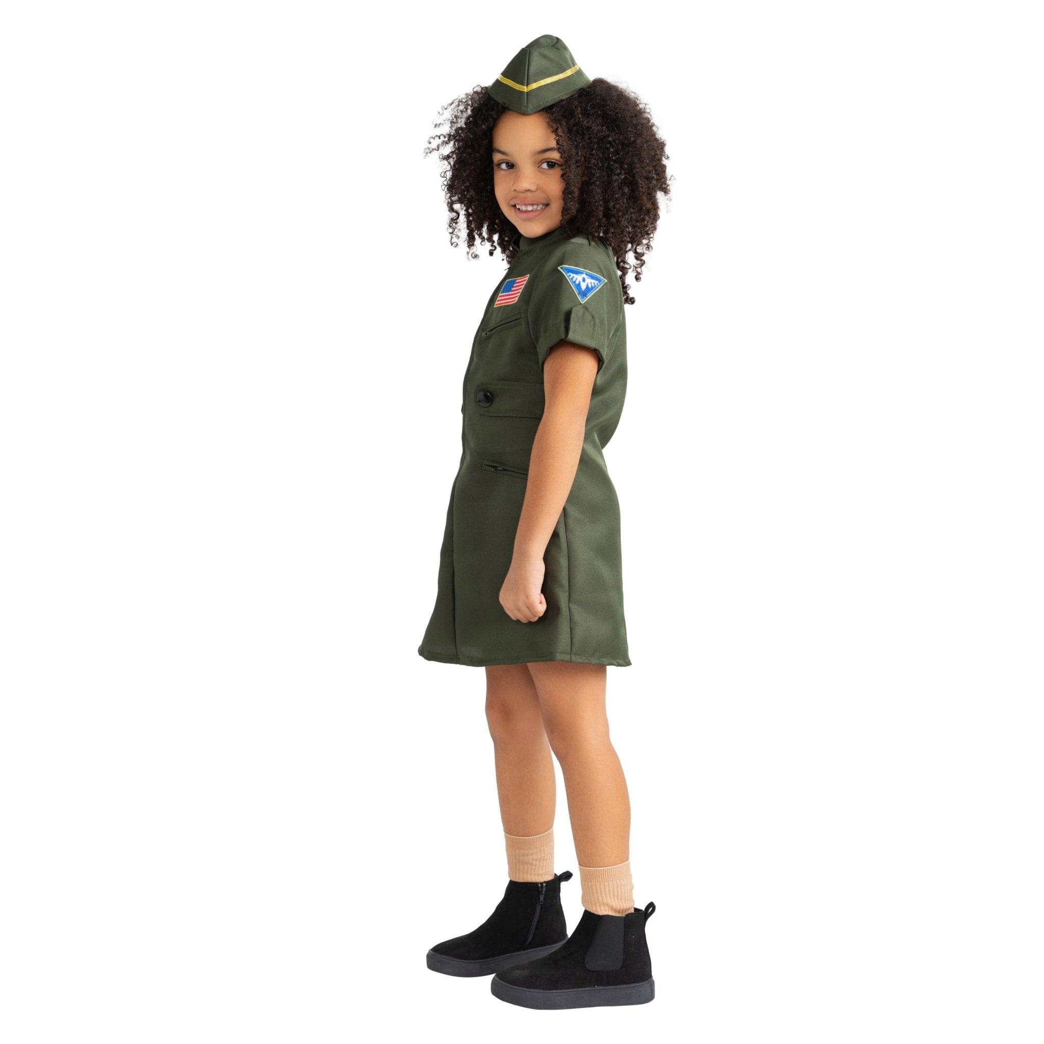 Dress Up America Fighter Pilot Costume Dress - Kids by Dress Up America - T2 (Toddler 1-2) - Bonton