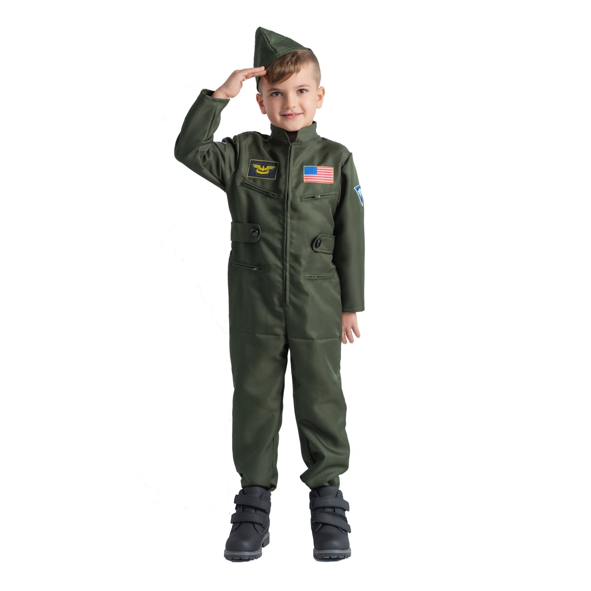  Dress Up America Fighter Pilot Costume - Kids by Dress Up America - T2 (Toddler 1-2) - Bonton