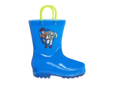 Josmo Boys Toy Story Buzz Lightyear and Woody – Waterproof Rubber Rainboots (Toddler)