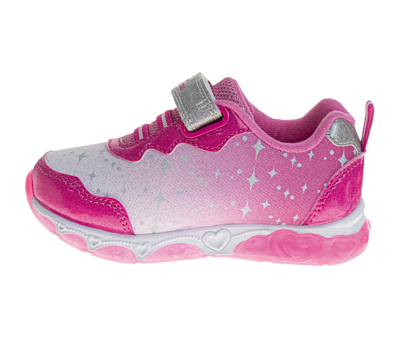  Josmo Disney Girls Princess Characters Light Up Laceless Shoes (Toddler/Little Girl) - 6 - Bonton