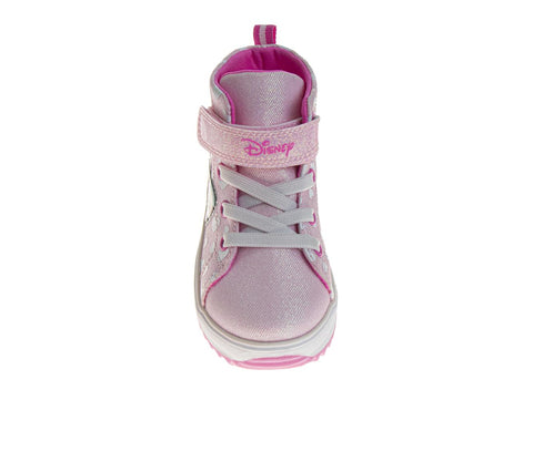 Disney Minnie Mouse Girls High-Top Platform Sneakers(Toddlers)