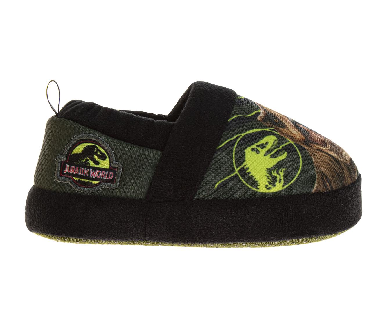  Josmo Jurassic World Slippers  Boys - Dinosaurs Indoor Comfy House Shoes Plush Fuzzy Jurassic Park Slipper (Toddler) - 6-May - Bonton