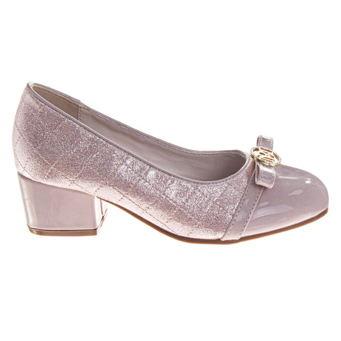 Badgley Mischka Girls' Toddler Heels Classy Dress Shoes