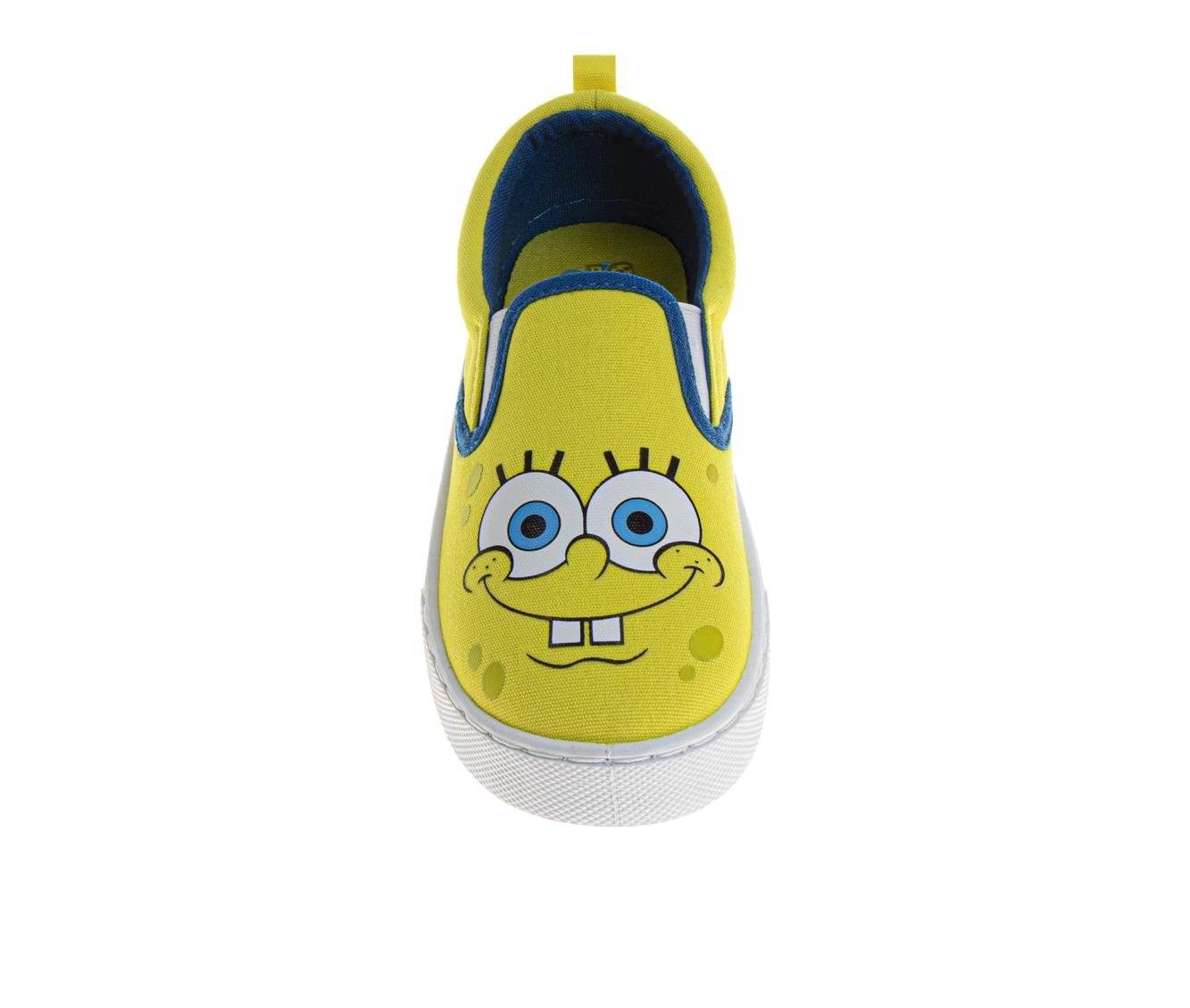  Josmo Nickelodeon SpongeBob SquarePants Boys/Girls SpongeBob and Patrick Slip on Low Top Canvas Sneakers - 12 - Bonton