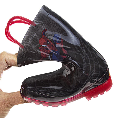 Josmo Boys Marvel Spider-Man Boots – Waterproof Rubber Rainboots (Toddler)