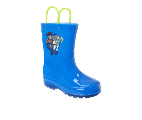 Josmo Boys Toy Story Buzz Lightyear and Woody – Waterproof Rubber Rainboots (Toddler)
