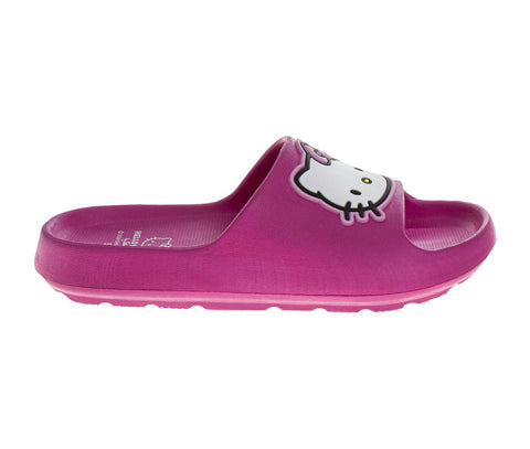 Josmo Sanrio Hello Kitty Slides Open Toe Sandals - Summer Beach Water Pool Shoes (Adults Sizes)