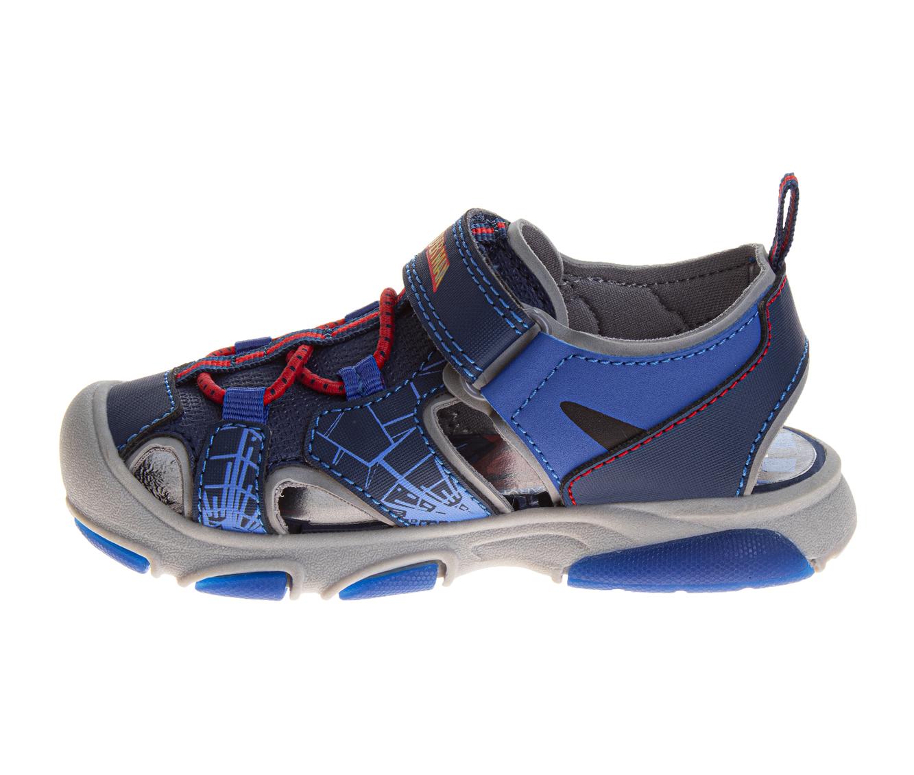  Josmo Spider-Man Boys' Closed Toe Sport Sandals (Toddlers) - 6 - Bonton