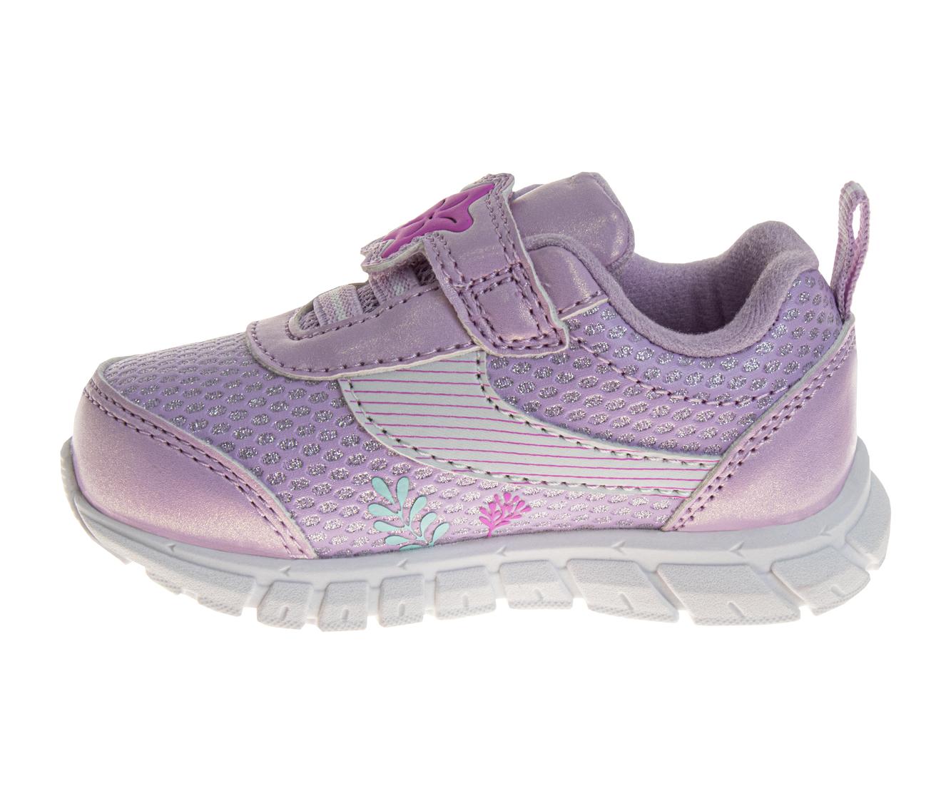  Josmo Disney Character Strap Shoes for Baby Girls - Little Mermaid Ariel Comftable Lightweight Sneakers (Size 2-4 Infant 5-6 Toddler) - 3 - Bonton