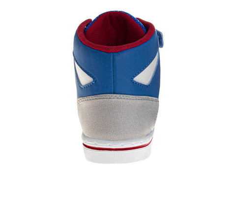 Sonic the Hedgehog Boys' Hook and Loop Hi-Top Canvas Sneakers