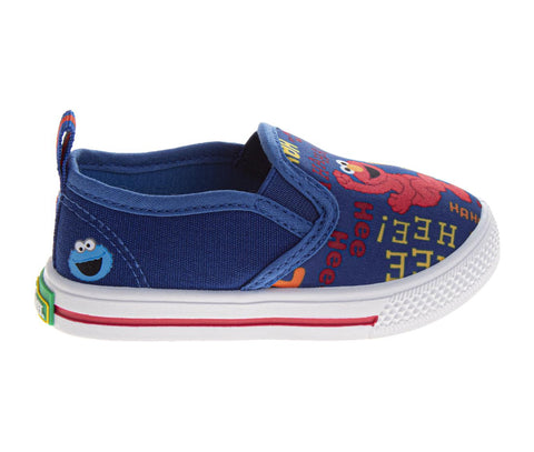 Sesame Street Boys/Girls Elmo Shoes,Slip on Sneaker Toddler,Indoor Outdoor Bottom,Toddler Size 5 to 10