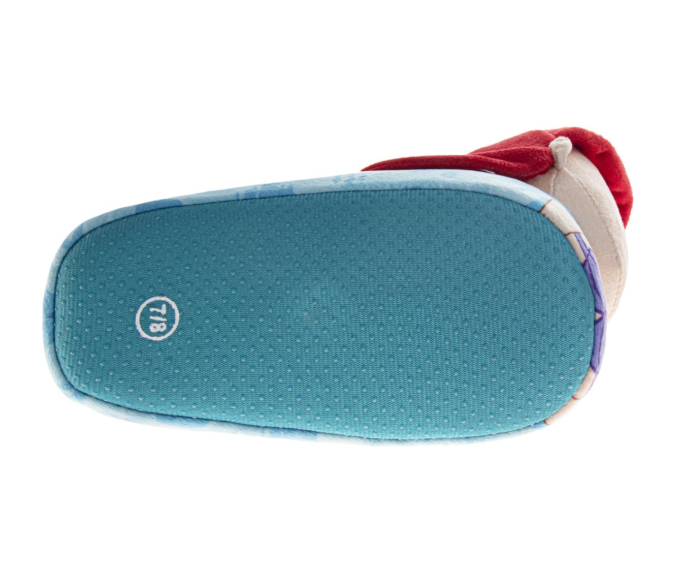  Josmo Disney Little Mermaid 3D Slippers Ariel & Flounder Warm Fluffy House Girls' Slippers (Toddler/Little Kids) - 5-6 - Bonton