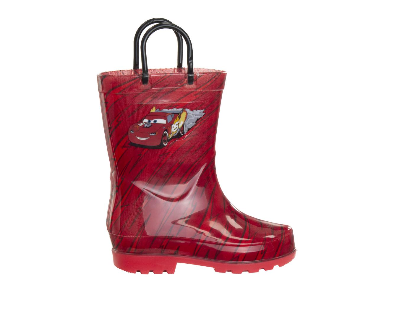  Josmo Josmo Boys Cars Lightning McQueen Boots – Waterproof Rubber Rainboots (Toddler) - 7-8 - Bonton