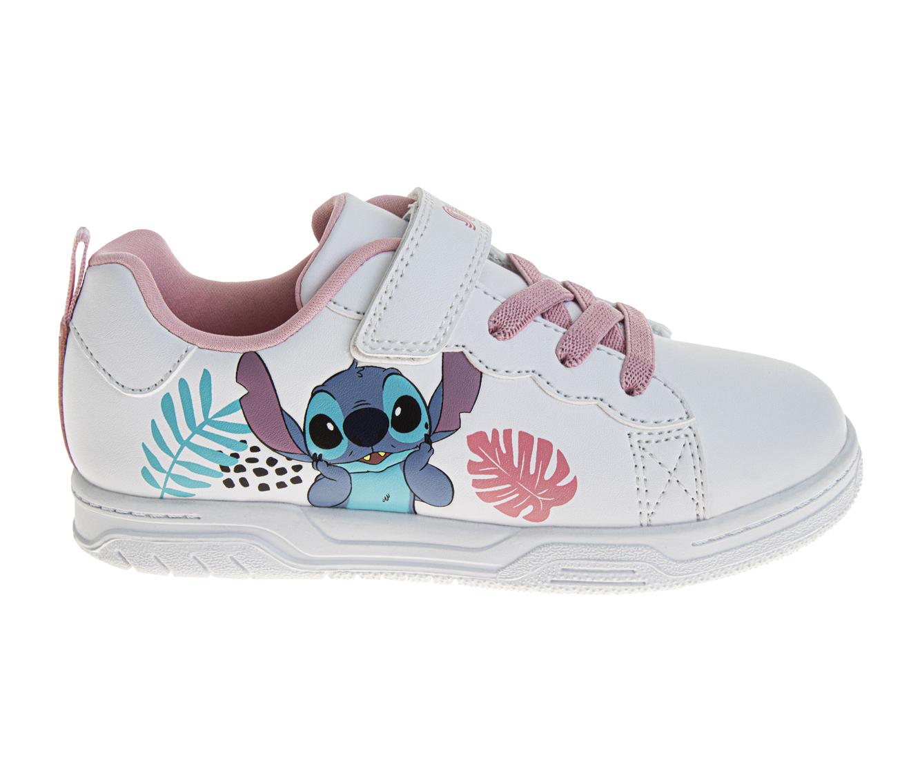  Josmo Disney Stitch Girls' Ohana Toddler Hook and Loop Sneakers - 3 - Bonton