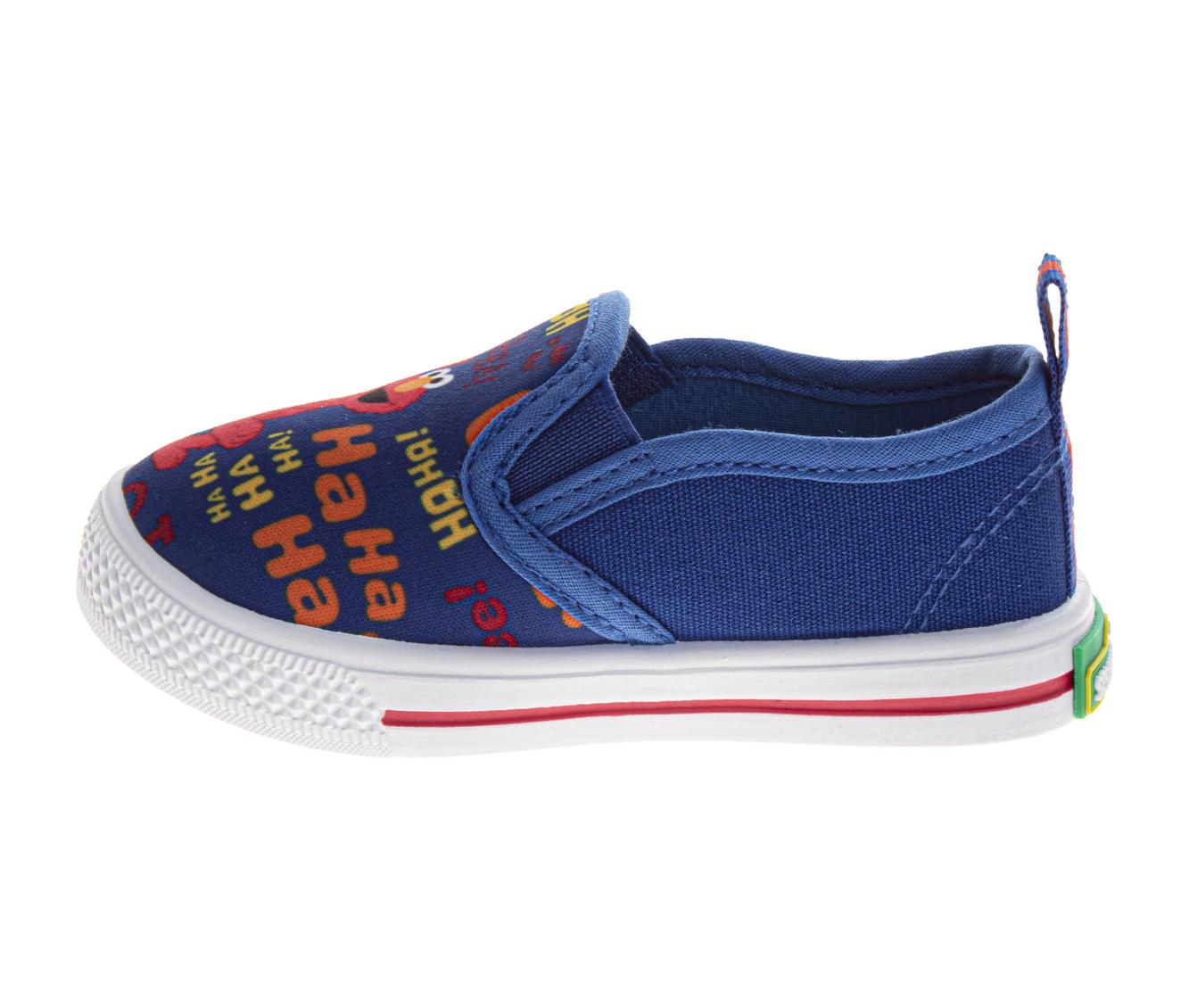 Josmo Sesame Street Boys/Girls Elmo Shoes,Slip on Sneaker Toddler,Indoor Outdoor Bottom,Toddler Size 5 to 10 - 5 - Bonton