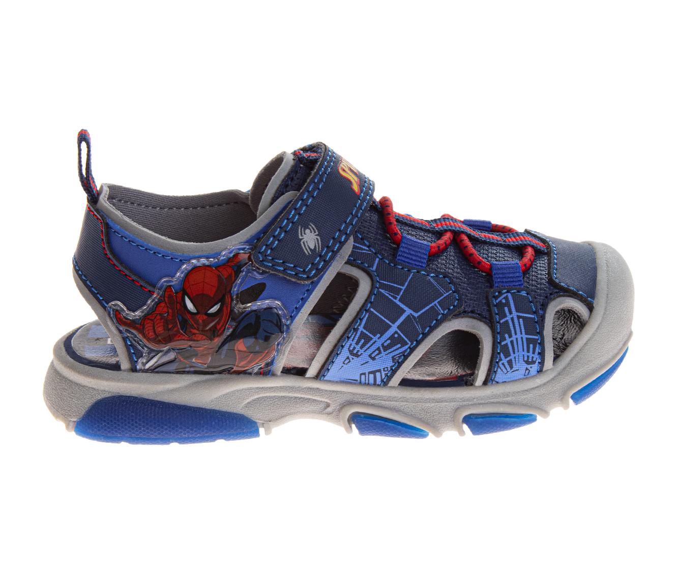  Josmo Spider-Man Boys' Closed Toe Sport Sandals (Toddlers) - 6 - Bonton