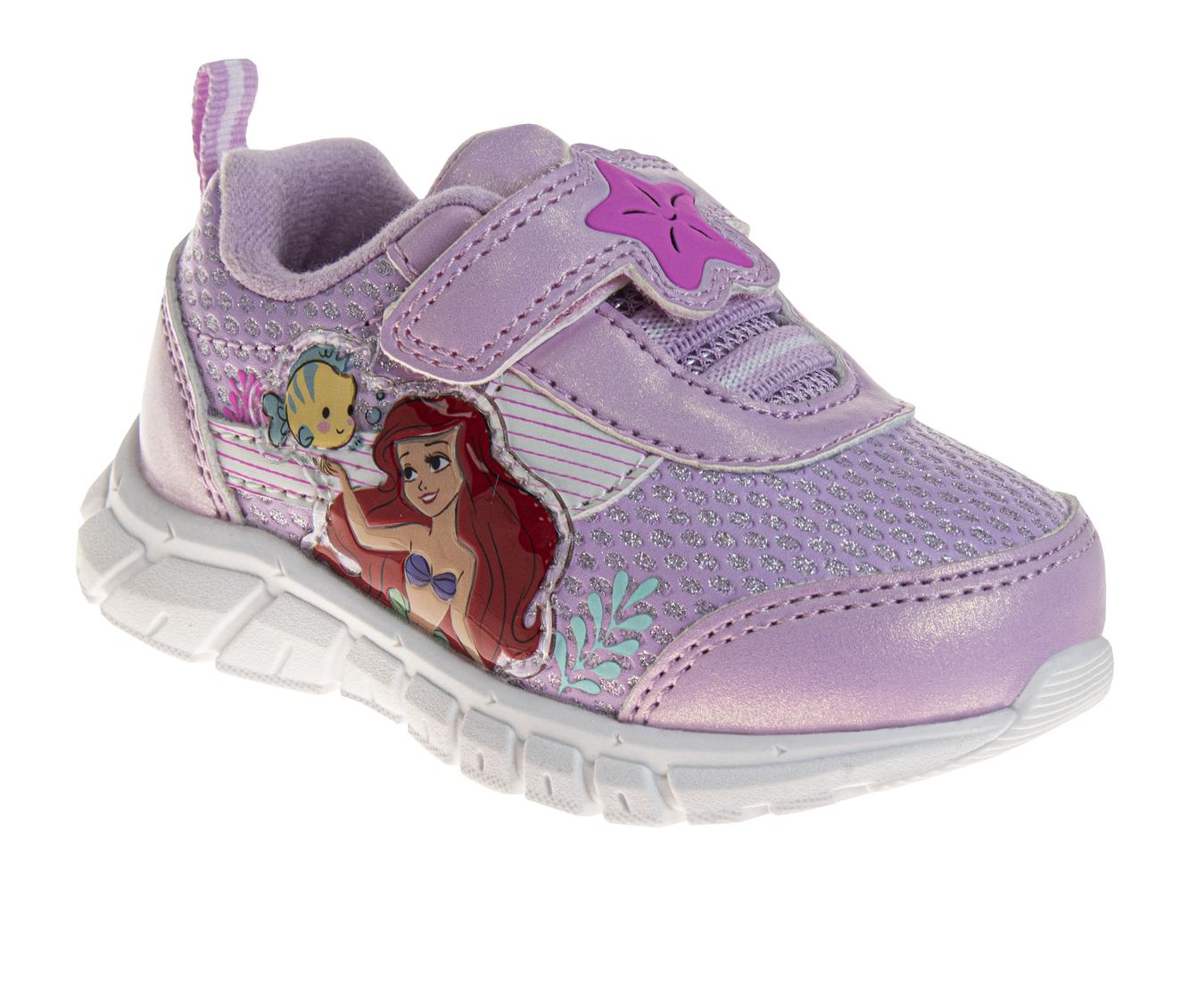  Josmo Disney Character Strap Shoes for Baby Girls - Little Mermaid Ariel Comftable Lightweight Sneakers (Size 2-4 Infant 5-6 Toddler) - 3 - Bonton