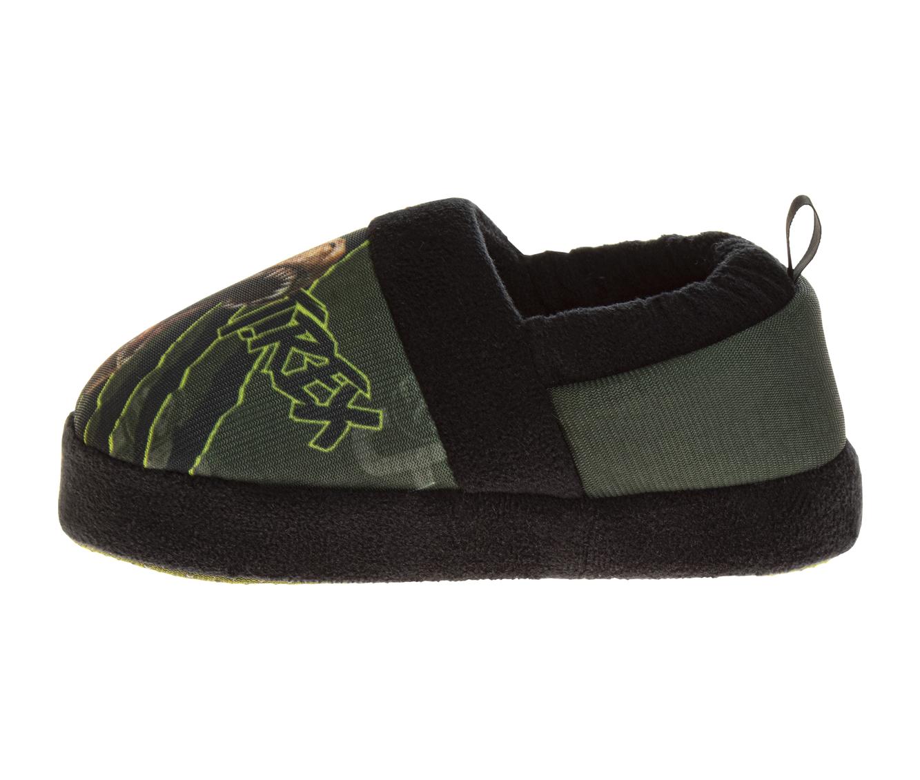  Josmo Jurassic World Slippers  Boys - Dinosaurs Indoor Comfy House Shoes Plush Fuzzy Jurassic Park Slipper (Toddler) - 6-May - Bonton