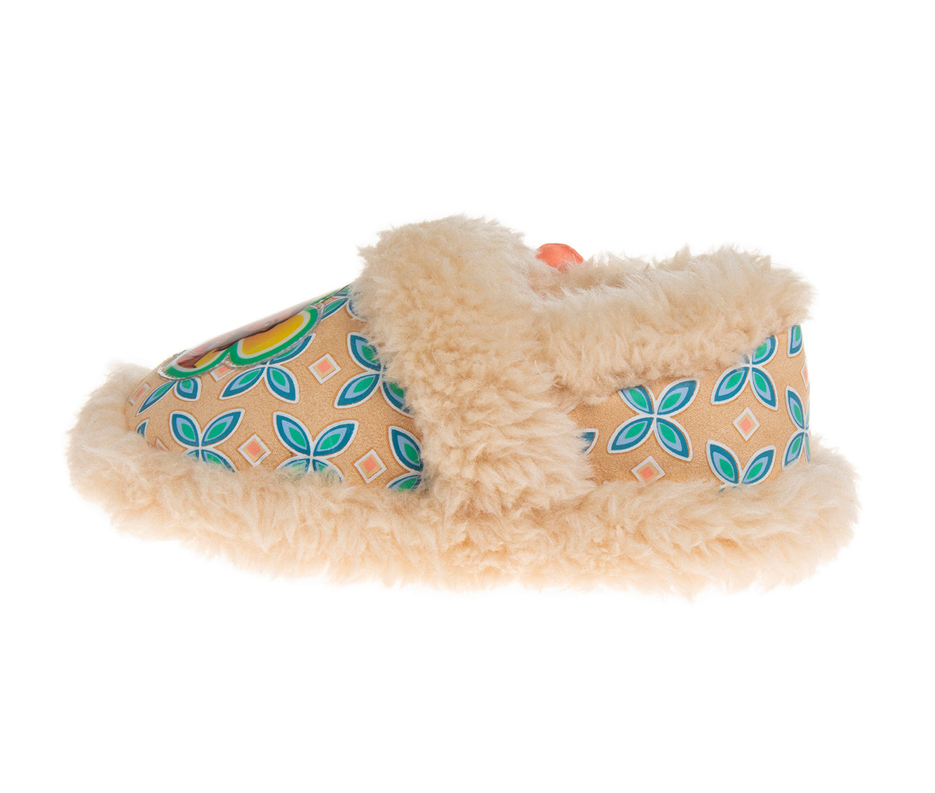  Josmo Disney Girls' Moana Slippers - Princess Moana Plush Fuzzy Slippers (Toddler/Little Girl) - 5-6 - Bonton