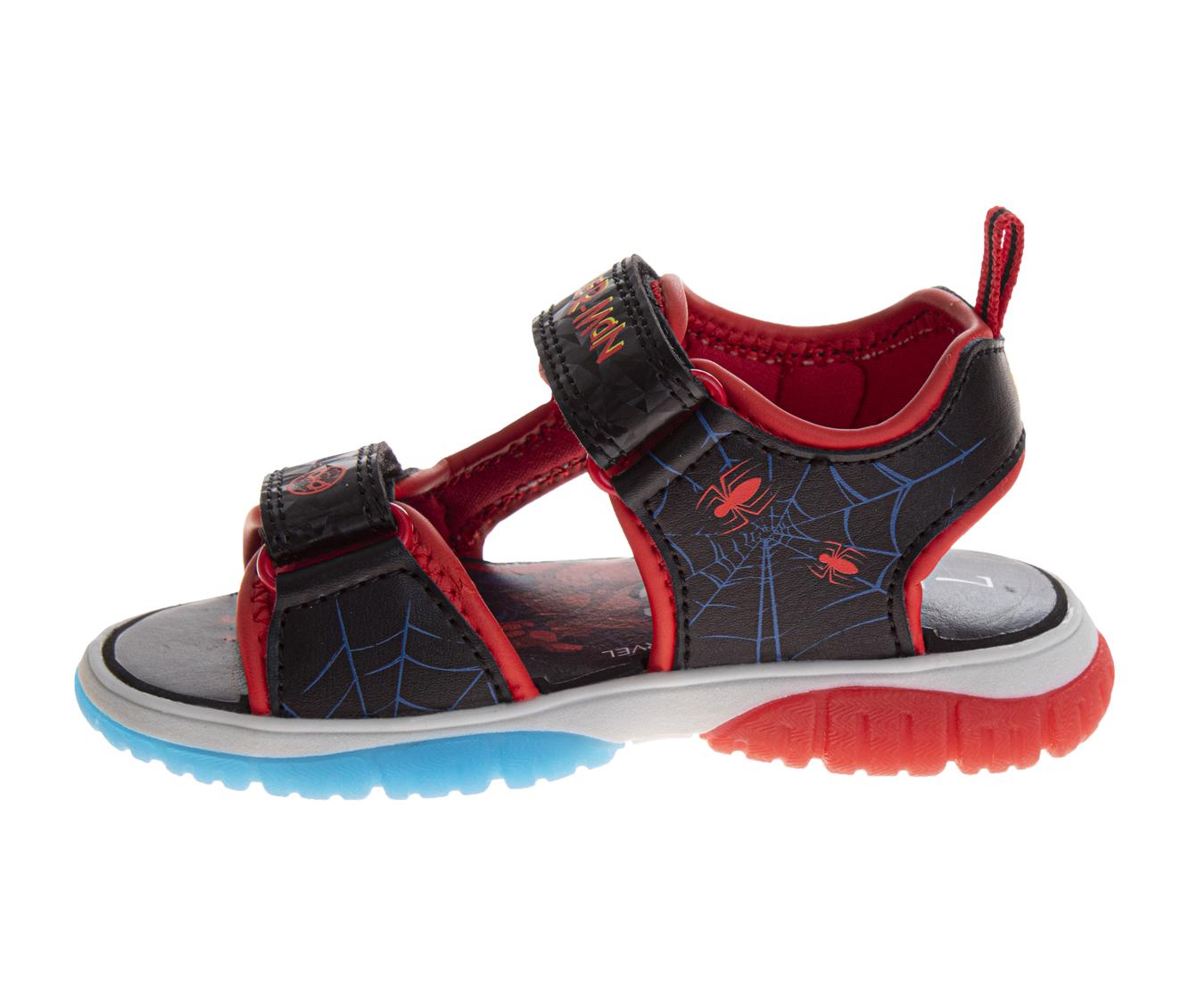  Josmo Spider-Man Boys' Open Toe Sport Sandals (Toddlers) - 6 - Bonton