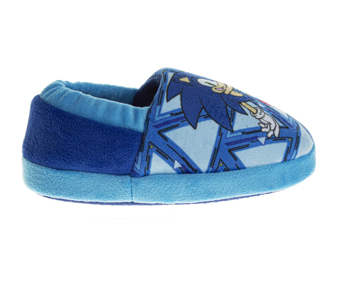  Josmo SEGA Sonic the Hedgehog Boys Slippers - House Shoes Lightweight Plush Warm Comfort Soft Aline Slipper (Toddlers) - 5-6 - Bonton