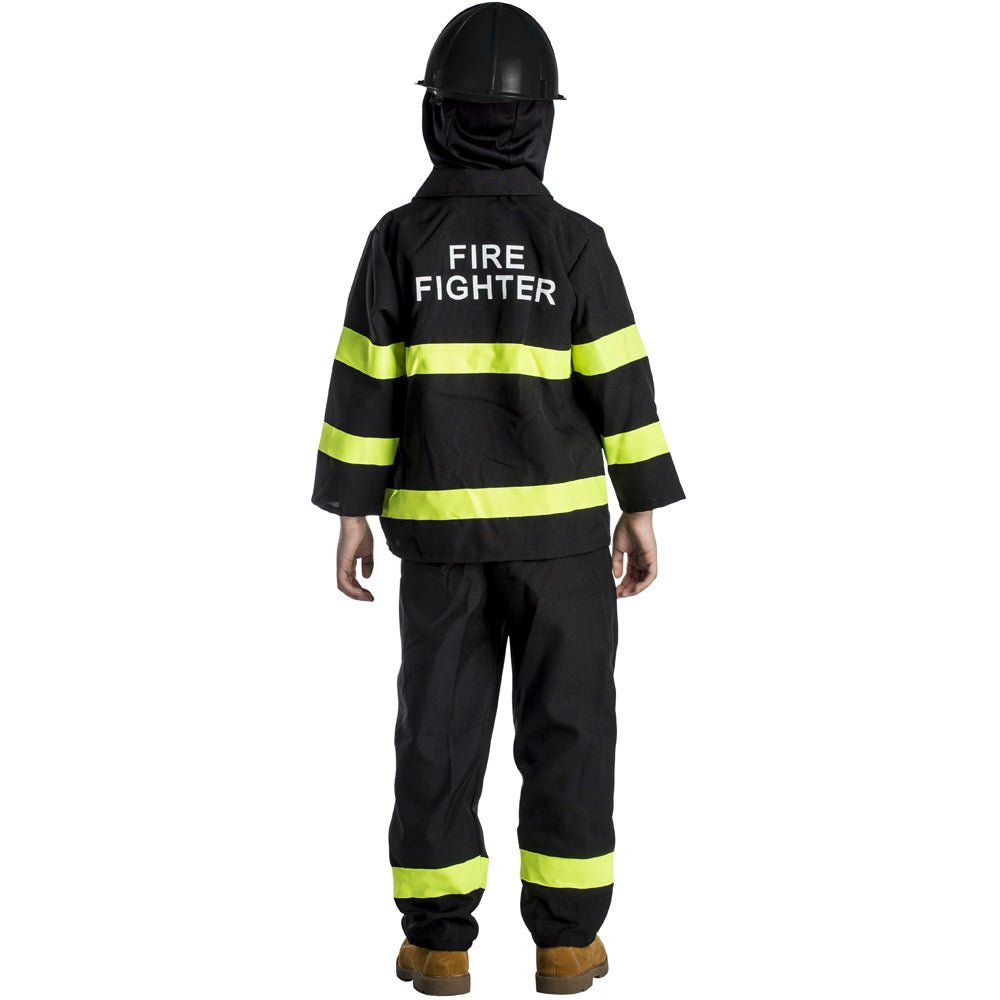  Dress Up America Fire Fighter Costume - Kids by Dress Up America - Large (12-14) - Bonton
