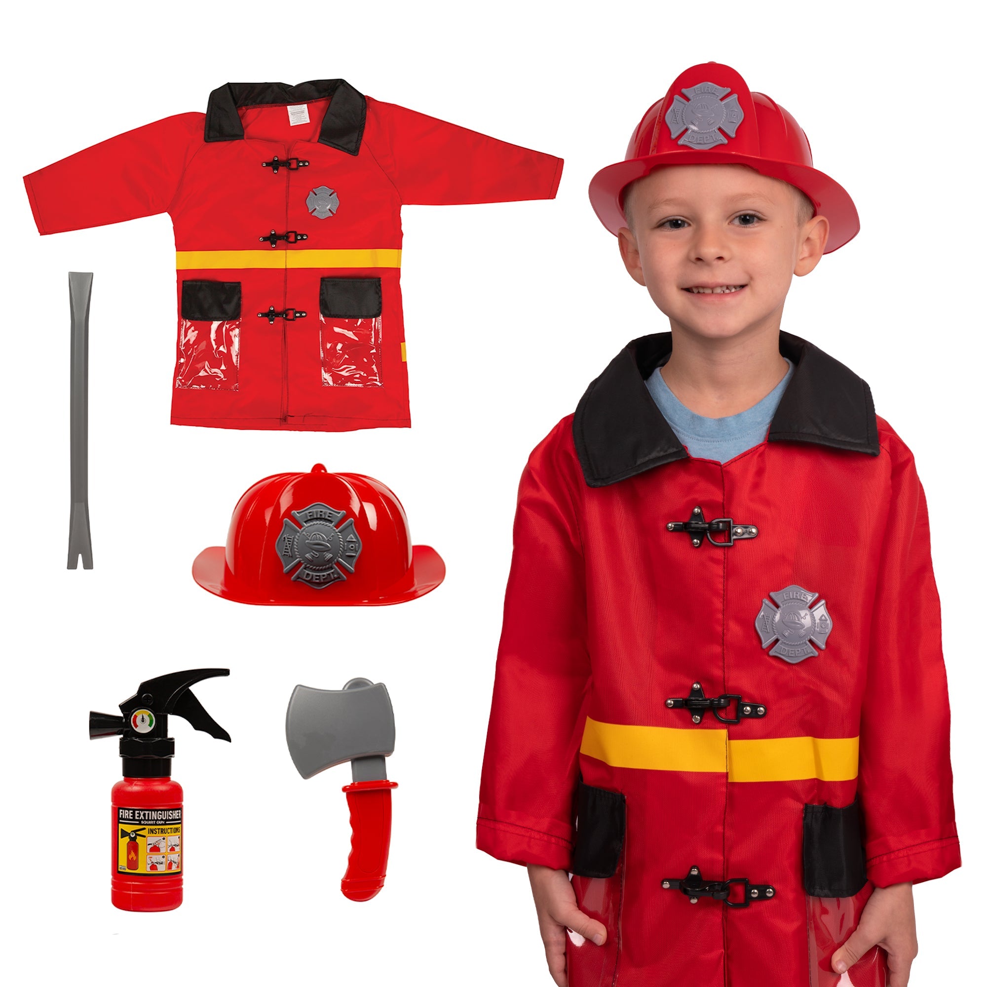  HobbyTron Firefighter Costume Set - Default Title - Bonton