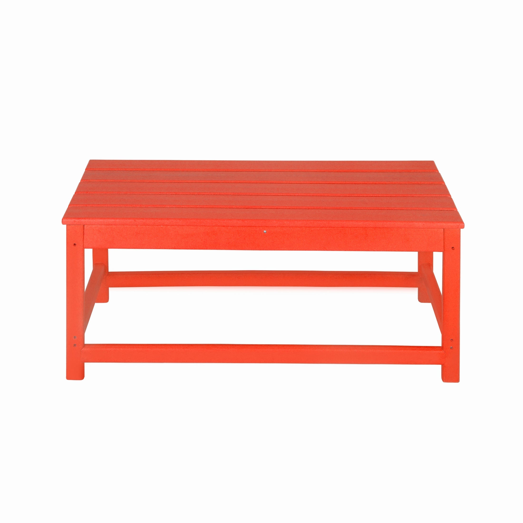  Westin Furniture Outdoor Patio Classic Adirondack Coffee Table - Orange - Bonton