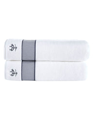 Fancy Border 2 Piece Bath Sheet Set