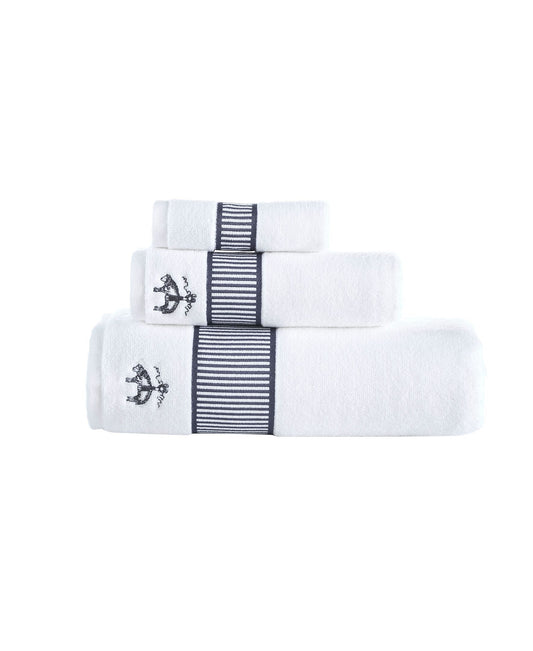 Fancy Border 3 Piece Towel Set